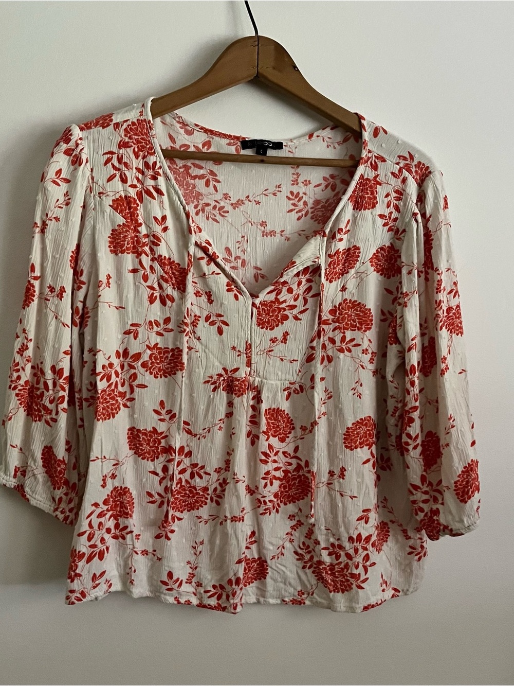 Paper moon Floral Combo Peasant Top